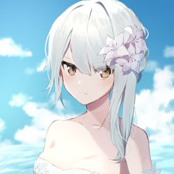 This is a pixiv picture whose title is *.