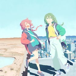 This is a pixiv picture whose title is 時を飛び越えても.