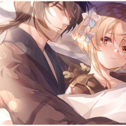 This is a pixiv picture whose title is 钟荧.