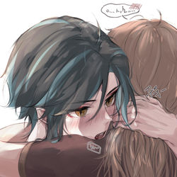 This is a pixiv picture whose title is 魈空.