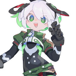 This is a pixiv picture whose title is かわいい緑子ちゃんも見て.