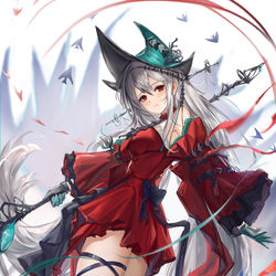 This is a pixiv picture whose title is Skadi the Corrupting Heart.