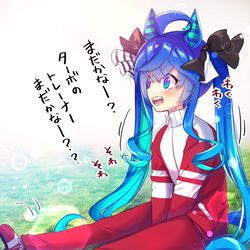 This is a pixiv picture whose title is ツインターボ.