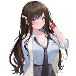 This is a pixiv picture whose title is ゆるふわ茶髪ちゃん.