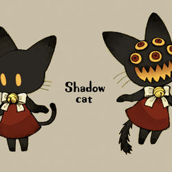 This is a pixiv picture whose title is Shadow cat.