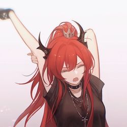 This is a pixiv picture whose title is 😩.