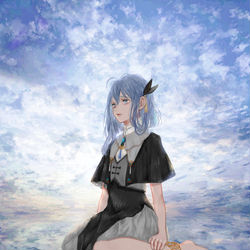 This is a pixiv picture whose title is 窓を開けて.