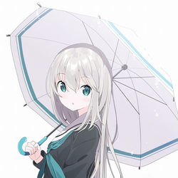 This is a pixiv picture whose title is 雨上がり.