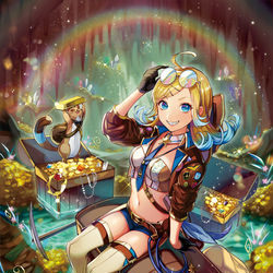 This is a pixiv picture whose title is 「Selesta, Treasure Hunter」.