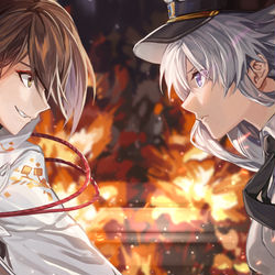 This is a pixiv picture whose title is 【仕事絵】アズールレーン.