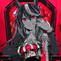 This is a pixiv picture whose title is KING.