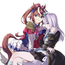 This is a pixiv picture whose title is テイオーとマックイーン.