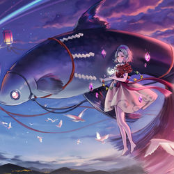 This is a pixiv picture whose title is 魅須丸様.