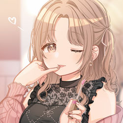 This is a pixiv picture whose title is 市川雛菜.