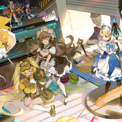 This is a pixiv picture whose title is フィギュアの世界.