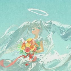 This is a pixiv picture whose title is 私に誓って.