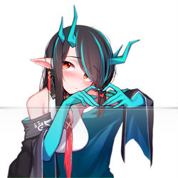 This is a pixiv picture whose title is 더스크.