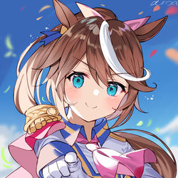 This is a pixiv picture whose title is トウカイテイオー.