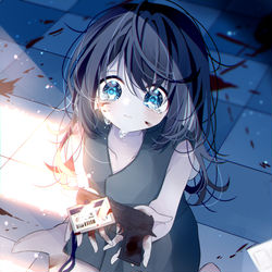 This is a pixiv picture whose title is 逃げろ.