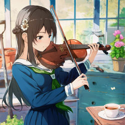 This is a pixiv picture whose title is 音色.