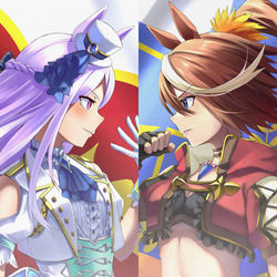 This is a pixiv picture whose title is 無敗か連覇か.