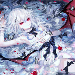 This is a pixiv picture whose title is 🦋💧🦋.