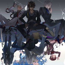 This is a pixiv picture whose title is 寮長.