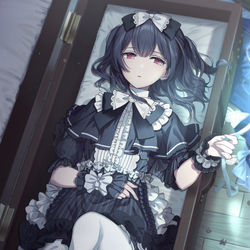 This is a pixiv picture whose title is ゴスロ凛世.