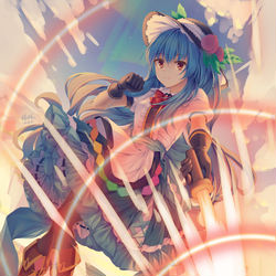 This is a pixiv picture whose title is 天啓気象の剣.