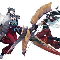 This is a pixiv picture whose title is ヒノエ×ミノト.