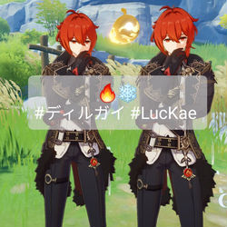 This is a pixiv picture whose title is LucKae.
