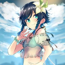 This is a pixiv picture whose title is ウェンティ水着.