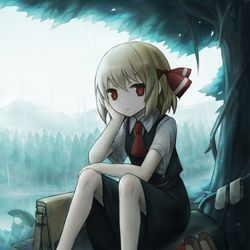 This is a pixiv picture whose title is 雨宿りなのか.