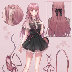 This is a pixiv picture whose title is Calm girly.