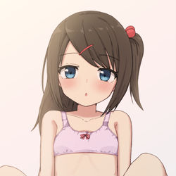 This is a pixiv picture whose title is きょとんハテナな子.