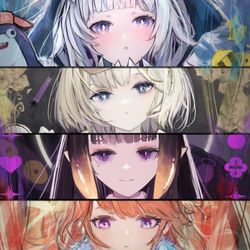 This is a pixiv picture whose title is Hololive Myth/白銀ノエル.