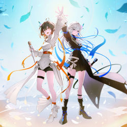 This is a pixiv picture whose title is VESPERBELL様 1周年カバー楽曲.