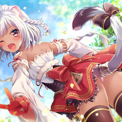 This is a pixiv picture whose title is ＼ピース！！／.