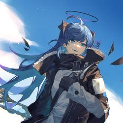 This is a pixiv picture whose title is Mostima.