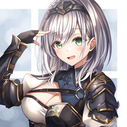This is a pixiv picture whose title is 白銀ノエル.