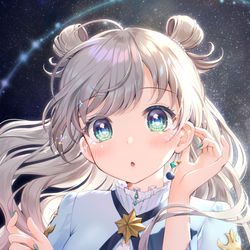 This is a pixiv picture whose title is 💫.