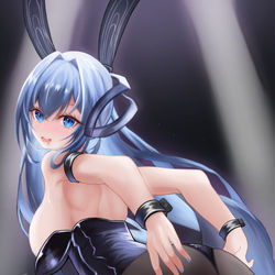 This is a pixiv picture whose title is 🐰⭐🌌.