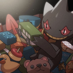 This is a pixiv picture whose title is 箱庭.