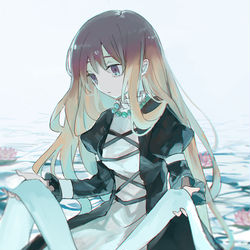 This is a pixiv picture whose title is 淨蓮.