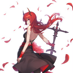 This is a pixiv picture whose title is Surtr.