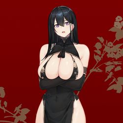 This is a pixiv picture whose title is 🖤.