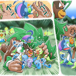This is a pixiv picture whose title is ５７　指導！抱擁！戴冠！.