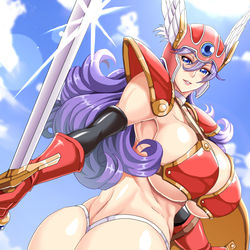 This is a pixiv picture whose title is DQ３　女戦士.