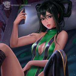 This is a pixiv picture whose title is Tsuyu Asui.