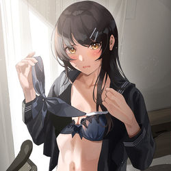 This is a pixiv picture whose title is お気に入りの下着を見られたまとめ.